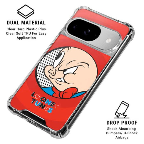 Looney Tunes Porky Pig Full Google Pixel 10 Clear Case